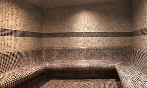 Buhar Odas Gri Mozaik 4, Buhar Banyolar