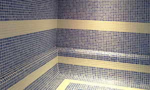 Buhar Odas Mavi Mozaik 3, Buhar Banyolar