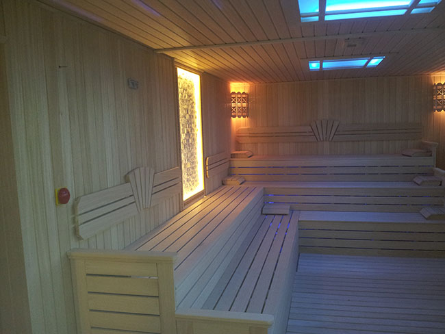 Sauna 2, Sauna Kabinleri