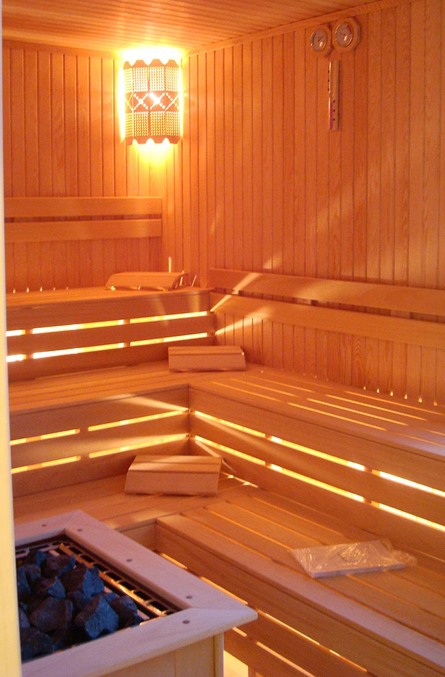 Sauna  Grnm, Sauna Kabinleri